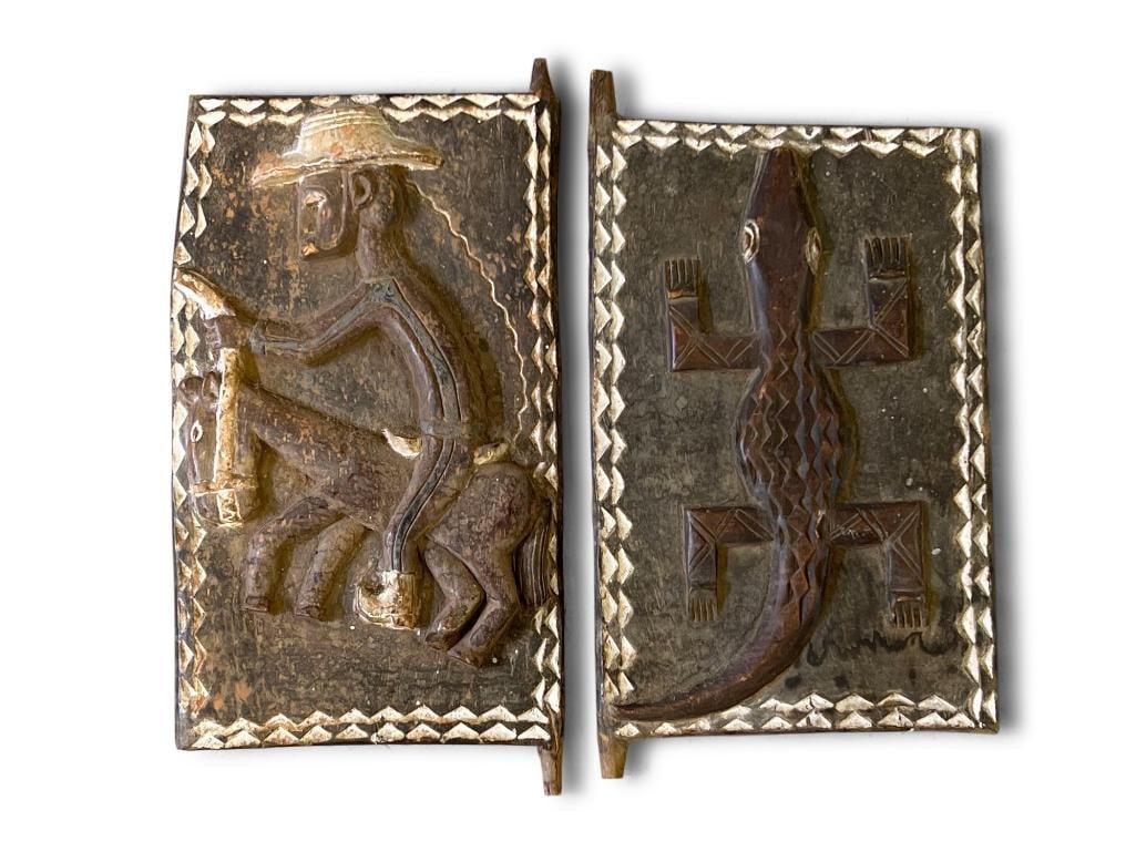 Two African Carved Dogon Doors (1 of 5)