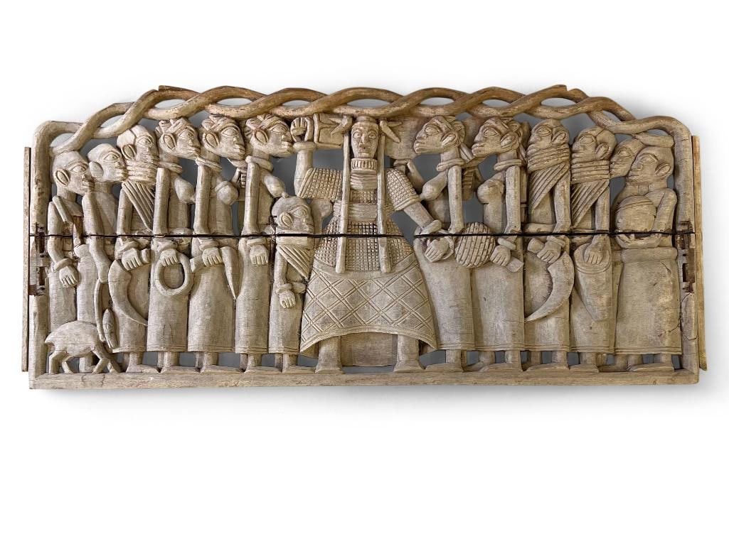 African Carved Wall Panel (1 of 6)