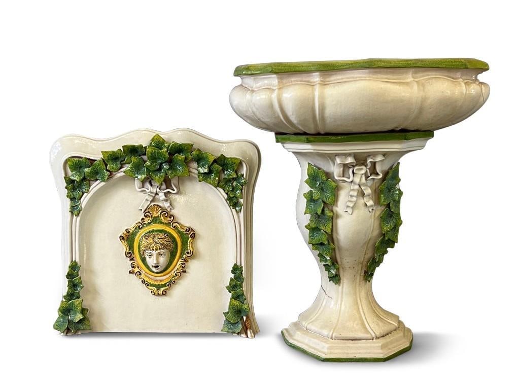 Italian Terracotta Ivy Fountain (1 of 7)