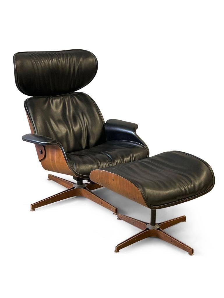 George Mulhauser/Plycraft Lounge Chair & Ottoman (1 of 6)