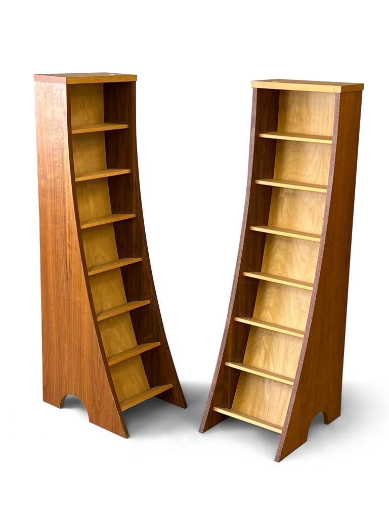 Pair of Modern Design Display Shelves (1 of 4)