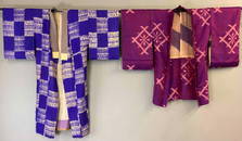 Violet and Purple Hand-Dyed Kimonos