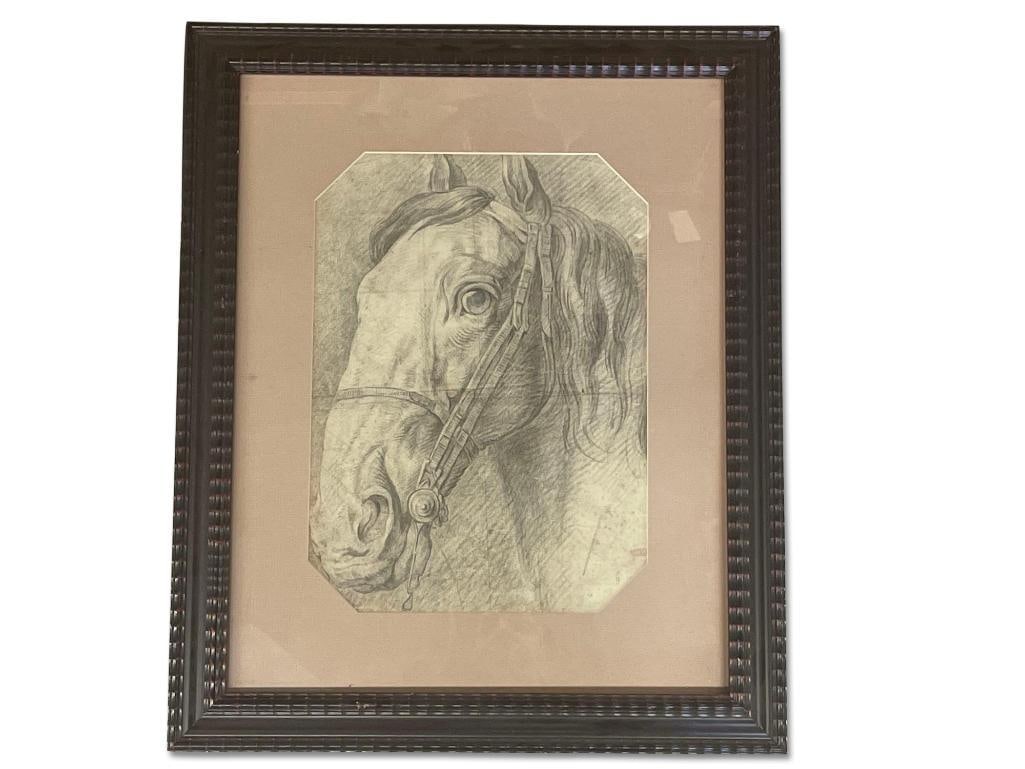 Old Masters School Sketch of Horse (1 of 4)