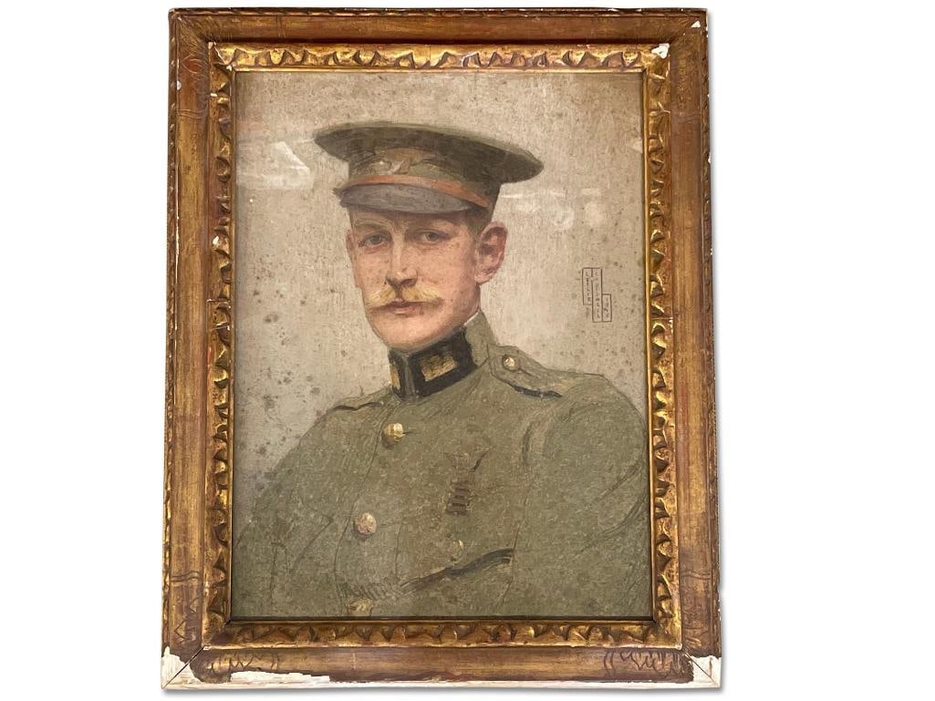 Leslie Cauldwell. Oil Pastel/Paper, The General (1 of 5)