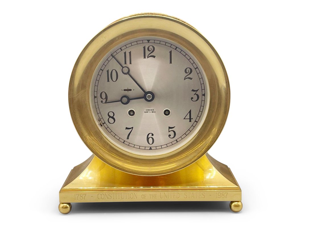 Chelsea Constitution Ship's Bell Clock (1 of 5)