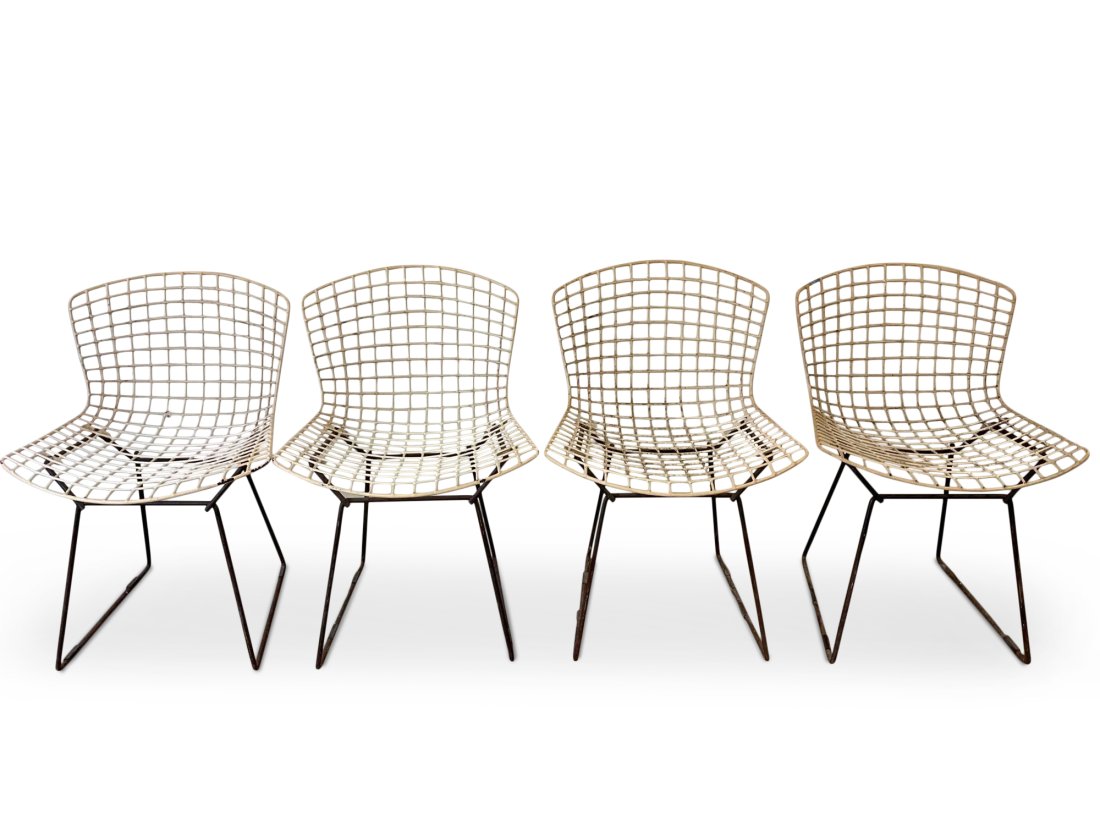 Four Enameled Frame Chairs Attrib. Harry Bertoia (1 of 6)