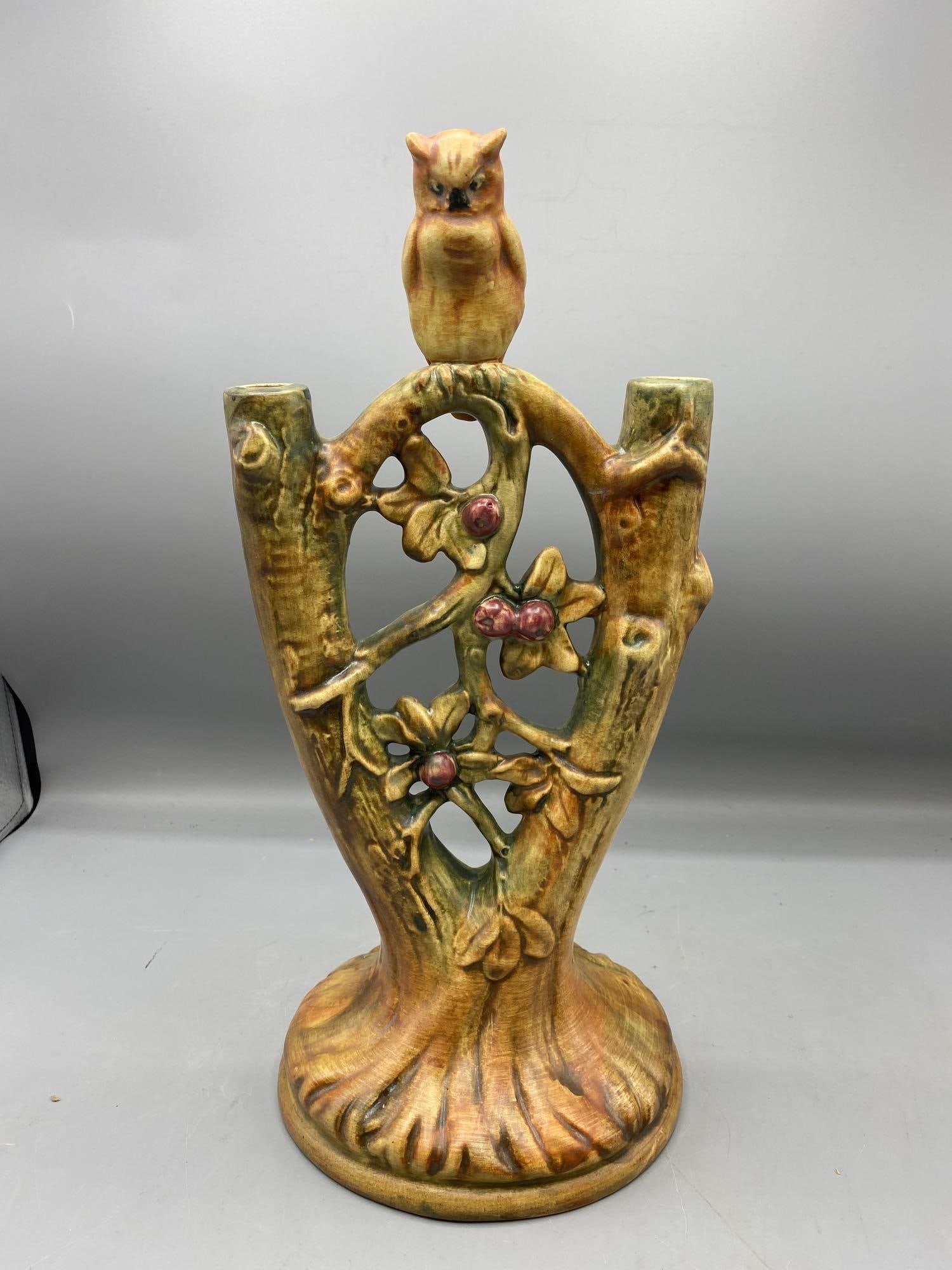 Weller Woodcraft Pottery Bud Vase (1 of 3)