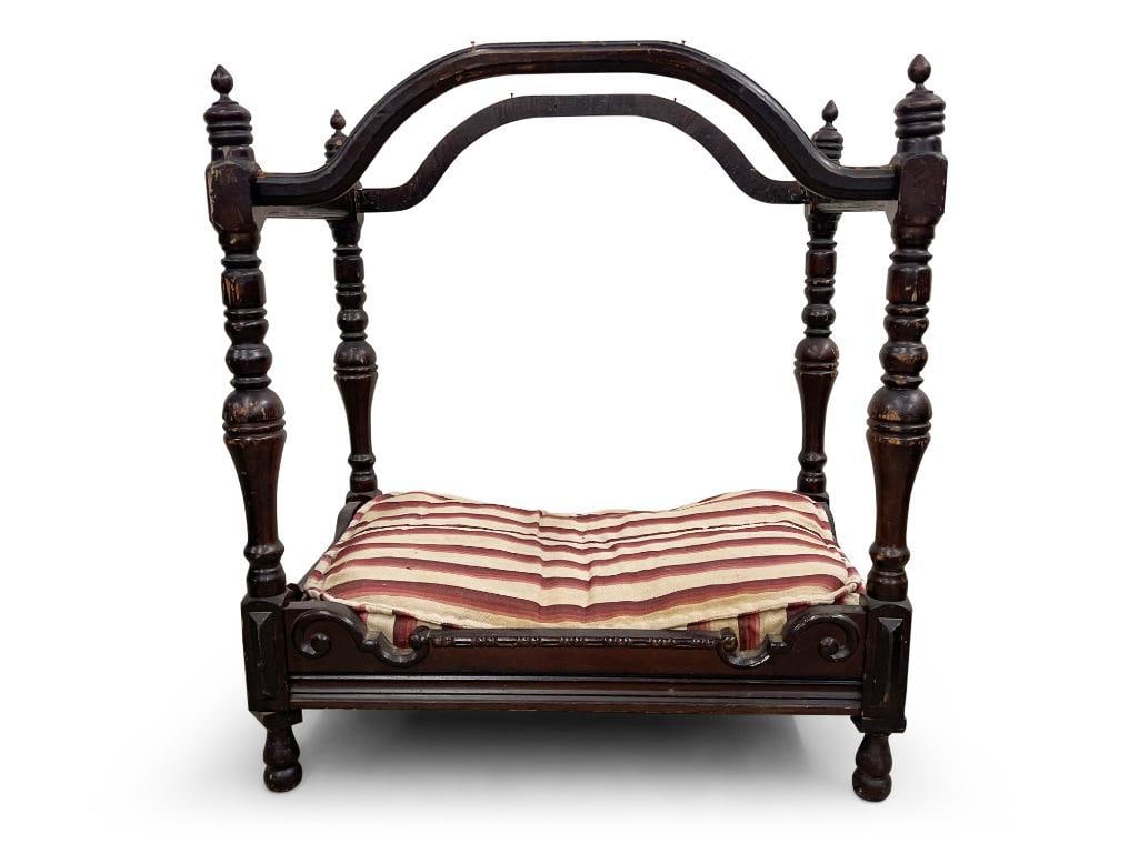 Victorian Baroque-style Canopy Dog Bed (1 of 2)