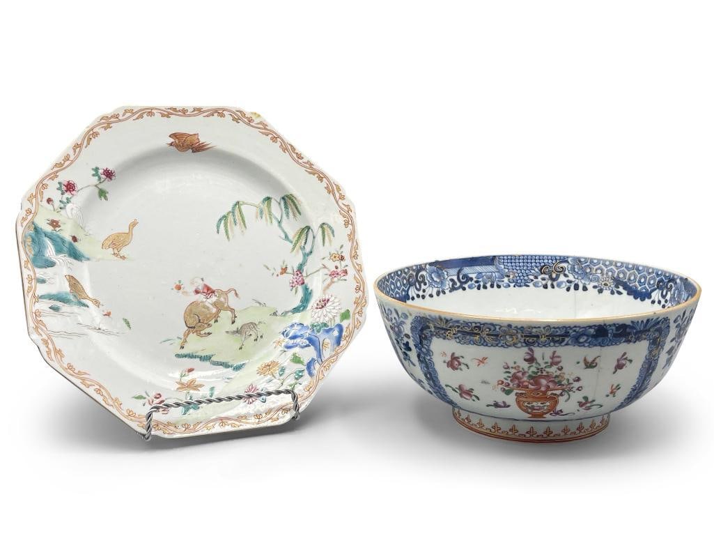 Two Pieces of Chinese Export Porcelain (1 of 9)