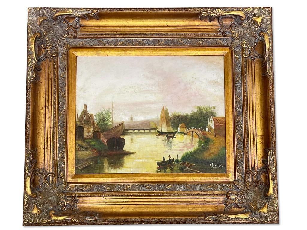 James. Oil/Canvas, Ships at Sea (1 of 5)