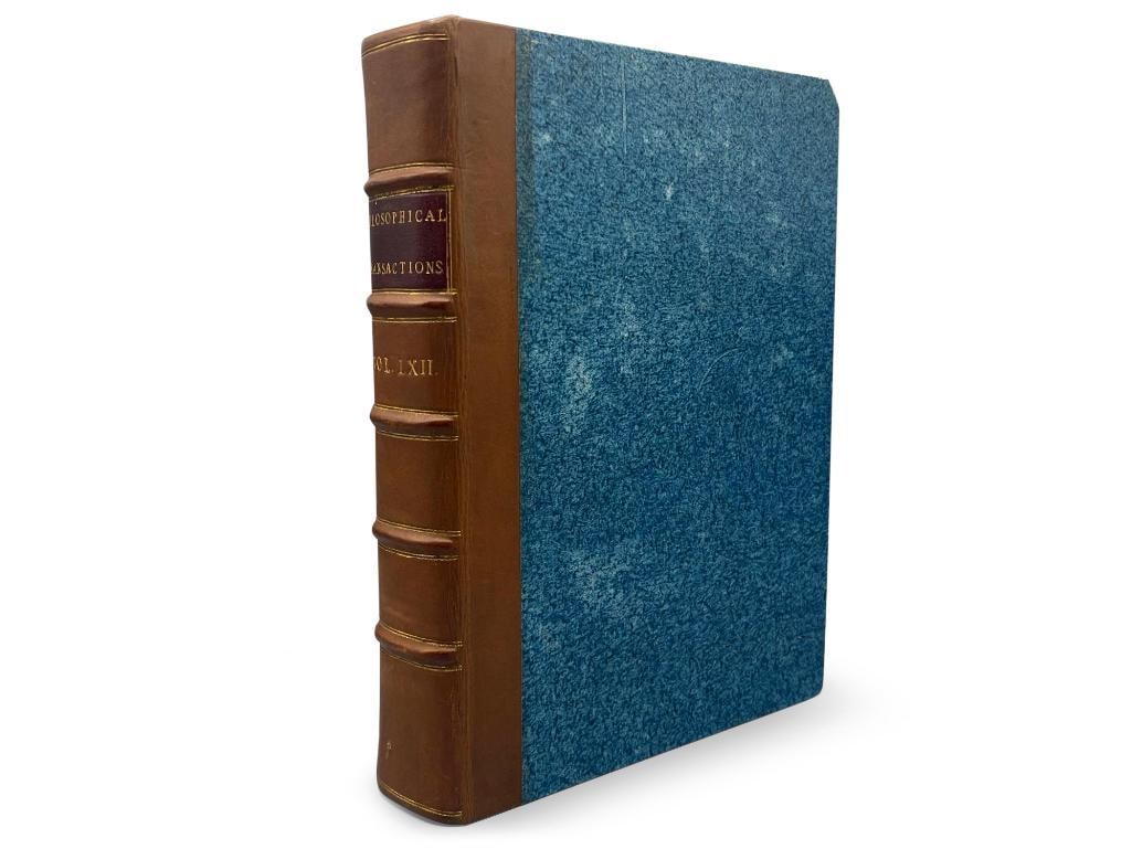 18th C. Philosophical Transactions Book (1 of 13)