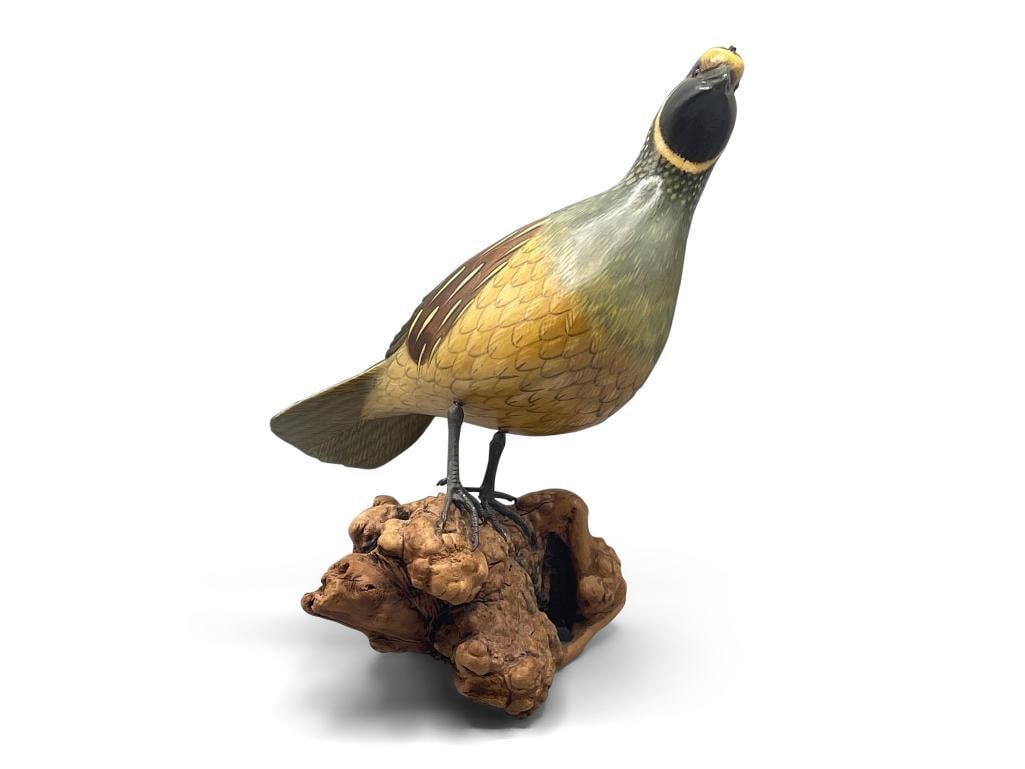 Bruce Linder California Quail Sculpture (1 of 5)