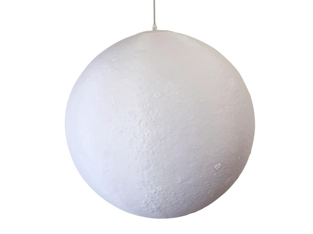 Large Modernist Moon Pendant Lamp (1 of 3)