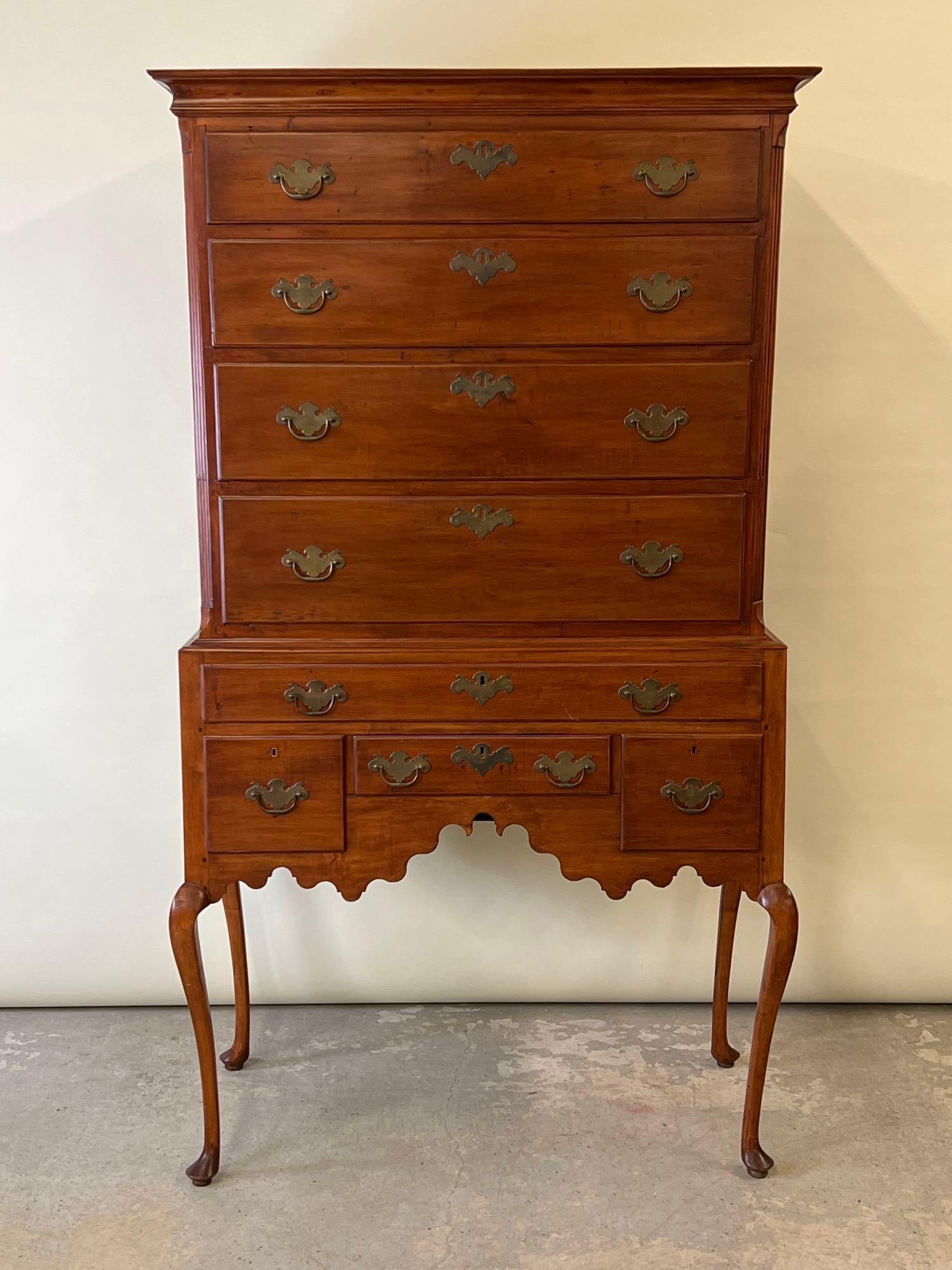 Queen Anne Cherry Highboy (1 of 6)