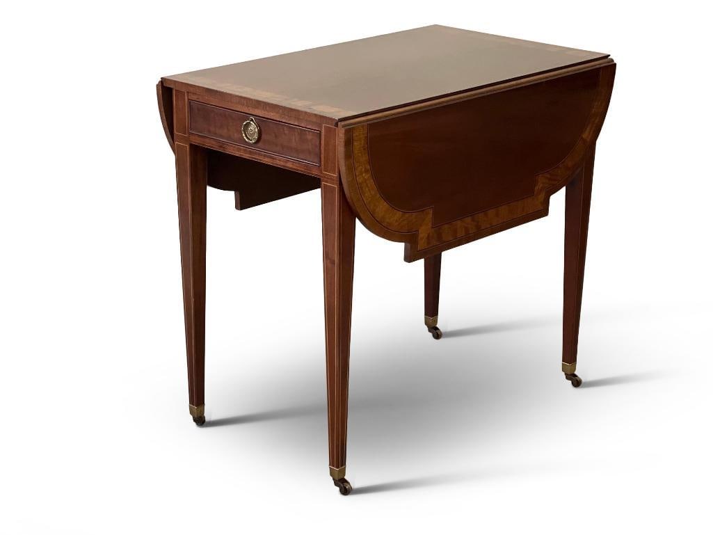 Baker Banded Mahogany Pembroke Table (1 of 5)