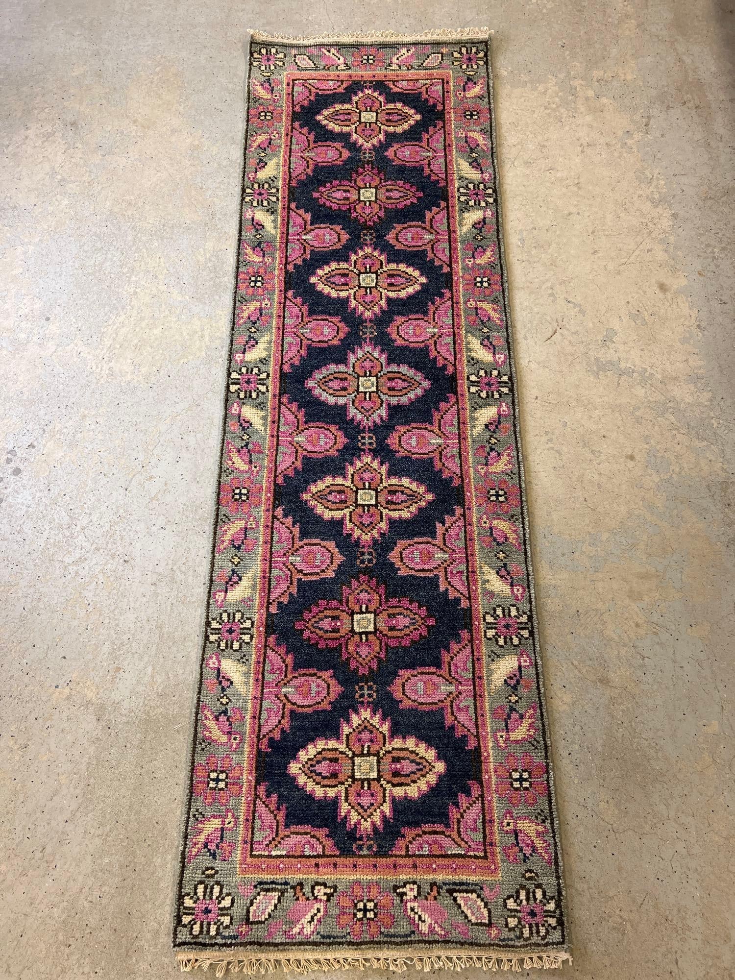 Turkish Seven Medallion Runner, 8ft 6in x 2ft 3in (1 of 4)