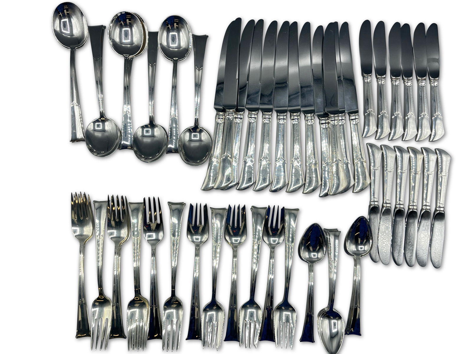 Five Southwestern Silver Cuff Bracelets (1 of 5)