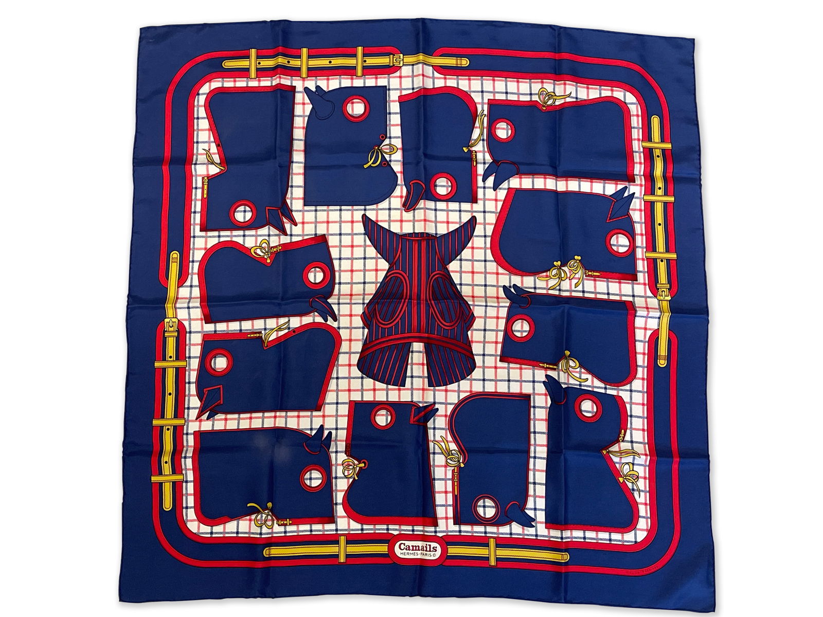 Hermès Camails Silk Scarf with Box (1 of 5)