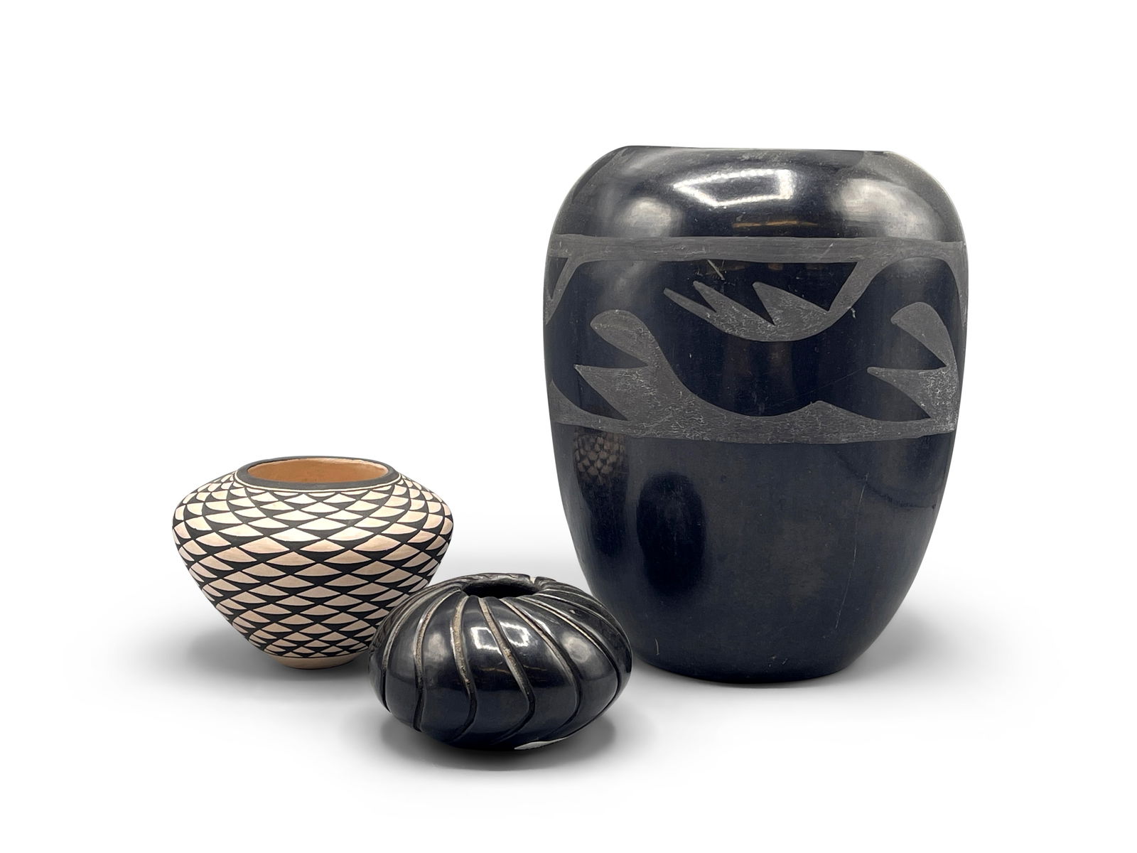 Three Pieces of Southwestern Pottery (1 of 9)