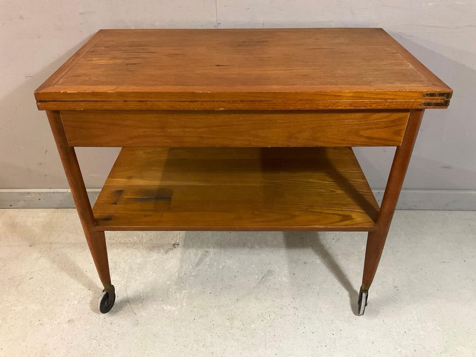Midcentury Modern Teak Bar Cart (1 of 6)
