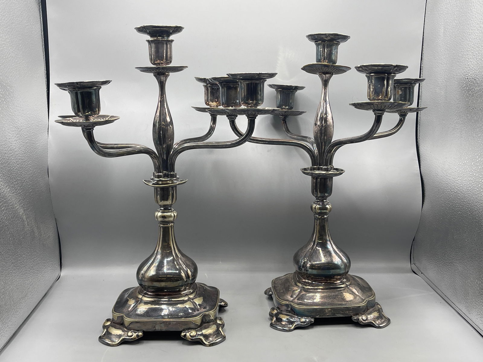 Pair of Tiffany & Co. Silveplate Candlesticks (1 of 6)