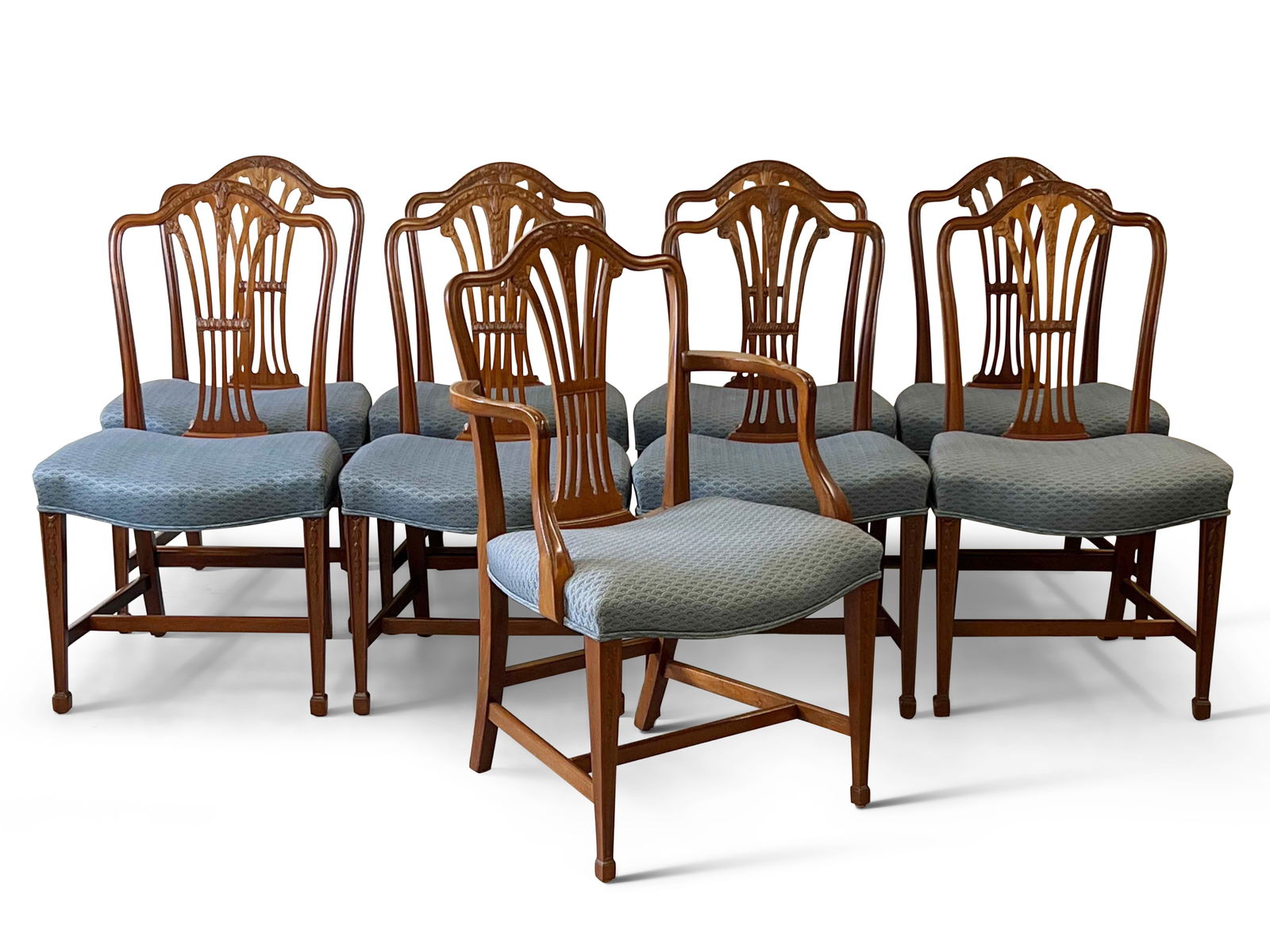 Nine Irving and Casson Federal Dining Chairs (1 of 5)