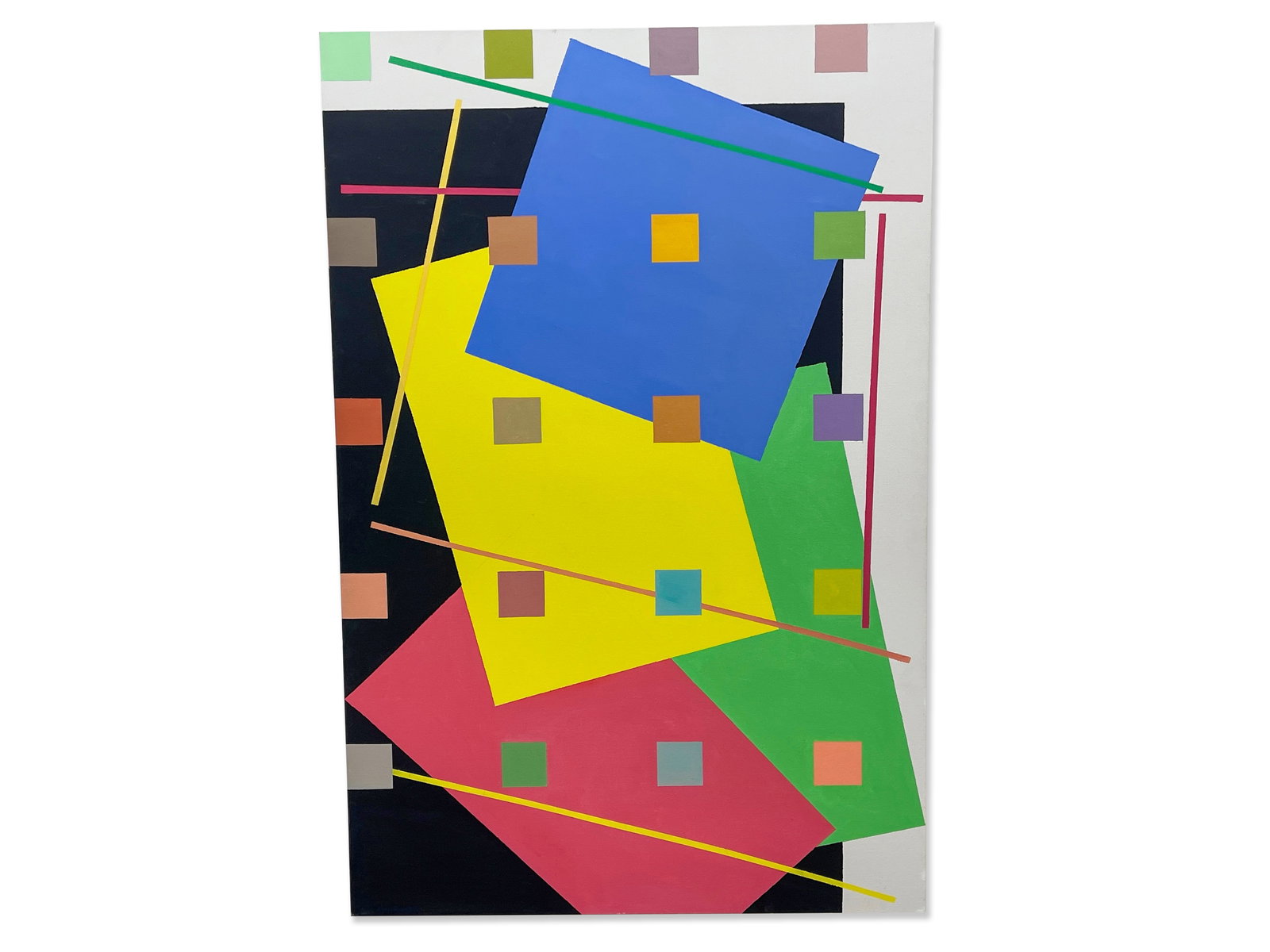 Charles Kaprelian. Acrylic/Canvas, Squares (1 of 6)