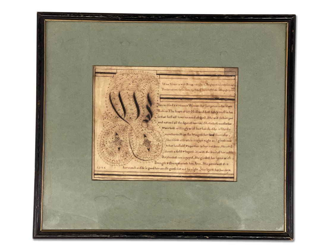 18th C. Pennsylvania Illuminated Fraktur (1 of 6)