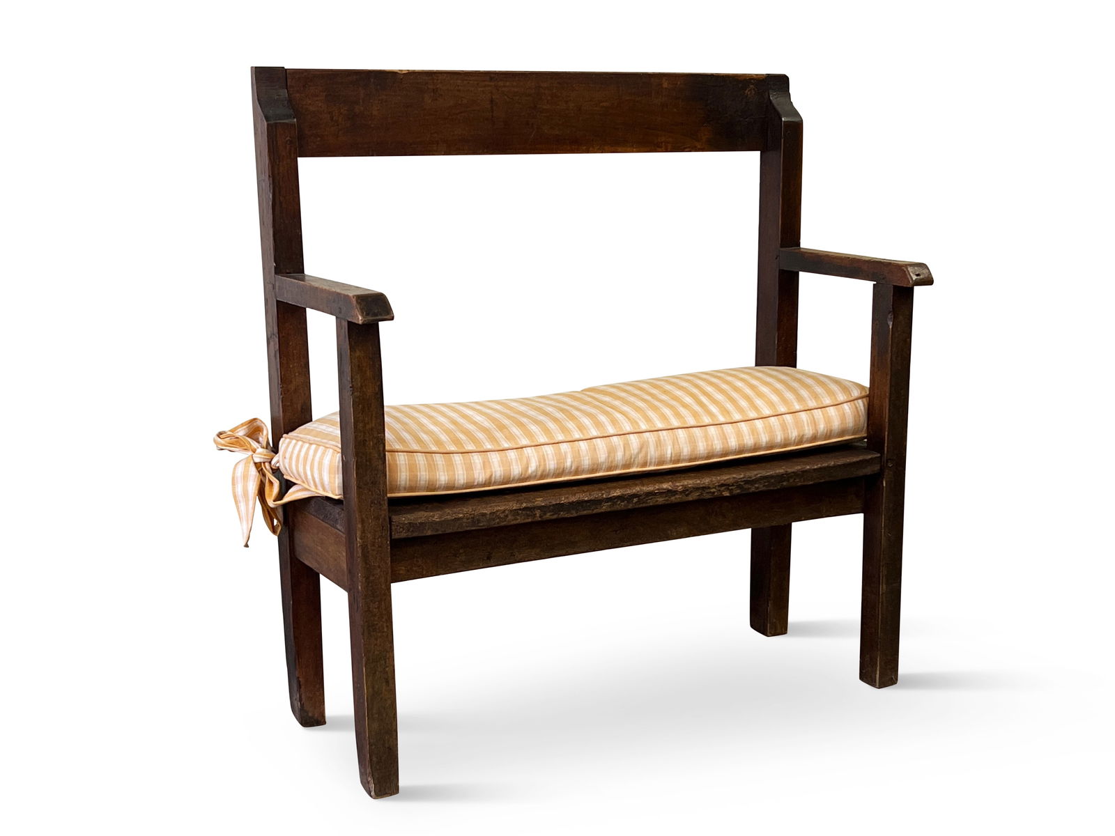 Primitive Pine Settle Bench (1 of 5)