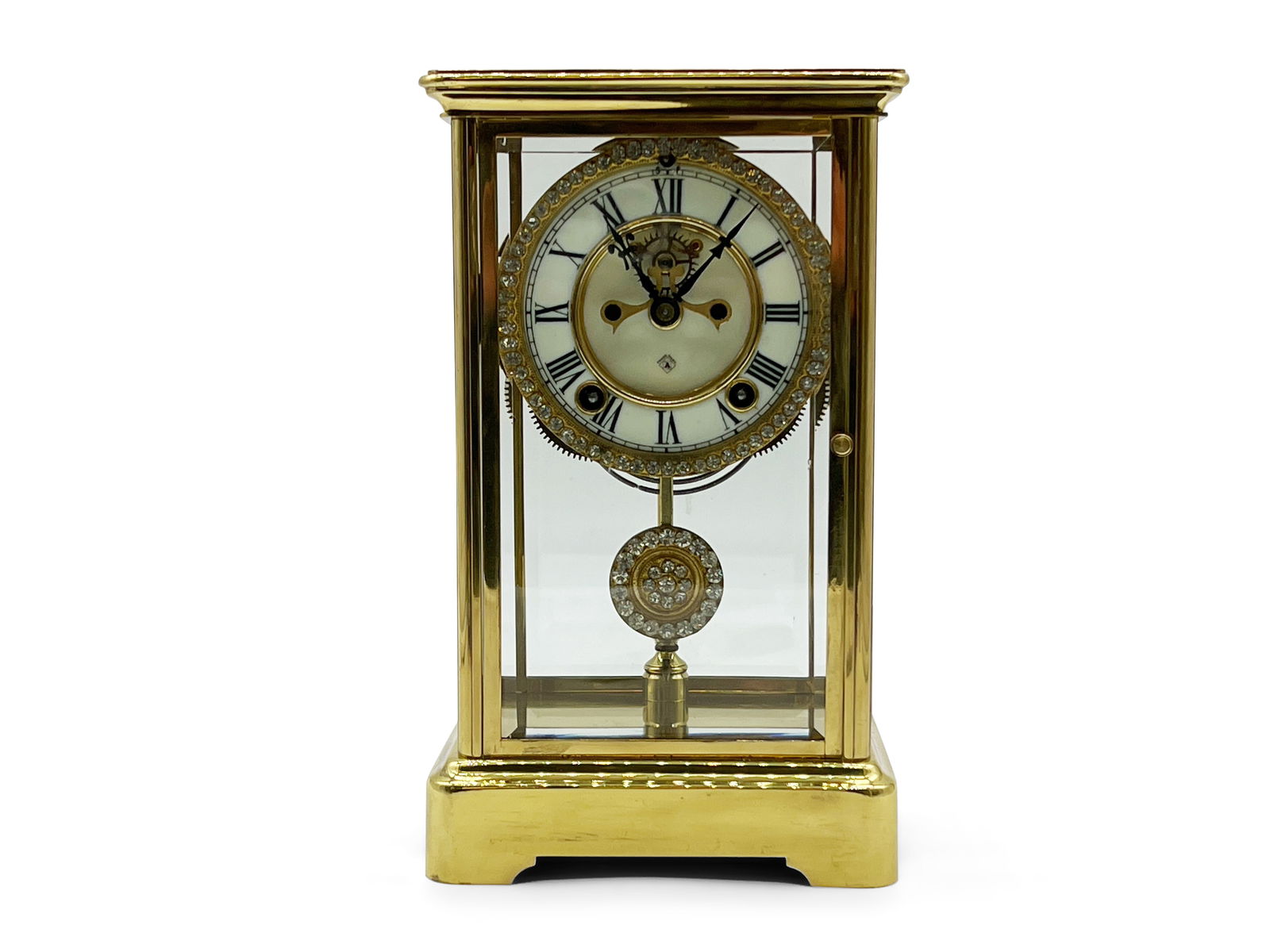 Ansonia Crystal Regulator Clock (1 of 6)