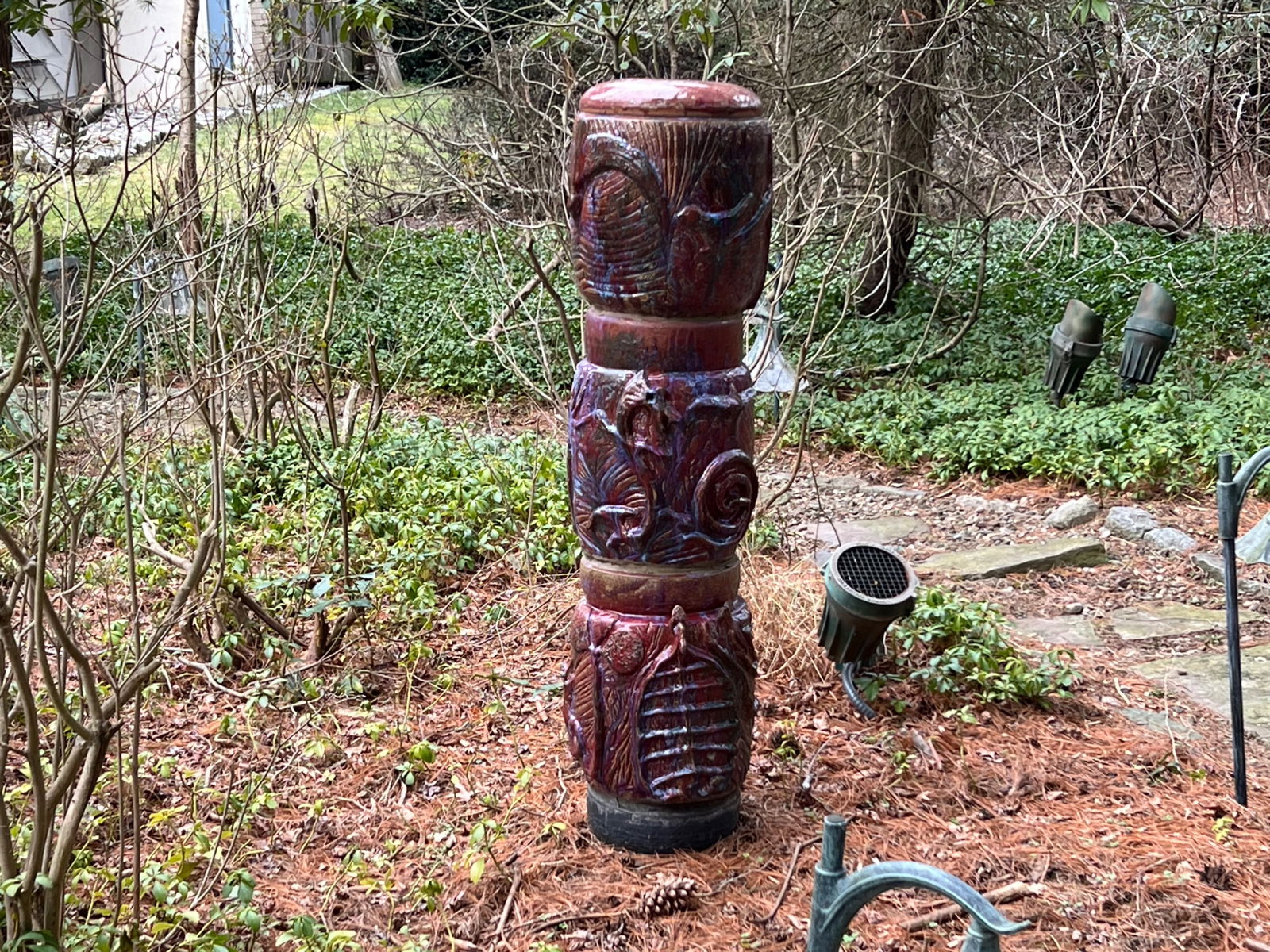 Attributed Eric O'Leary Stacking Pottery Sculpture (1 of 4)