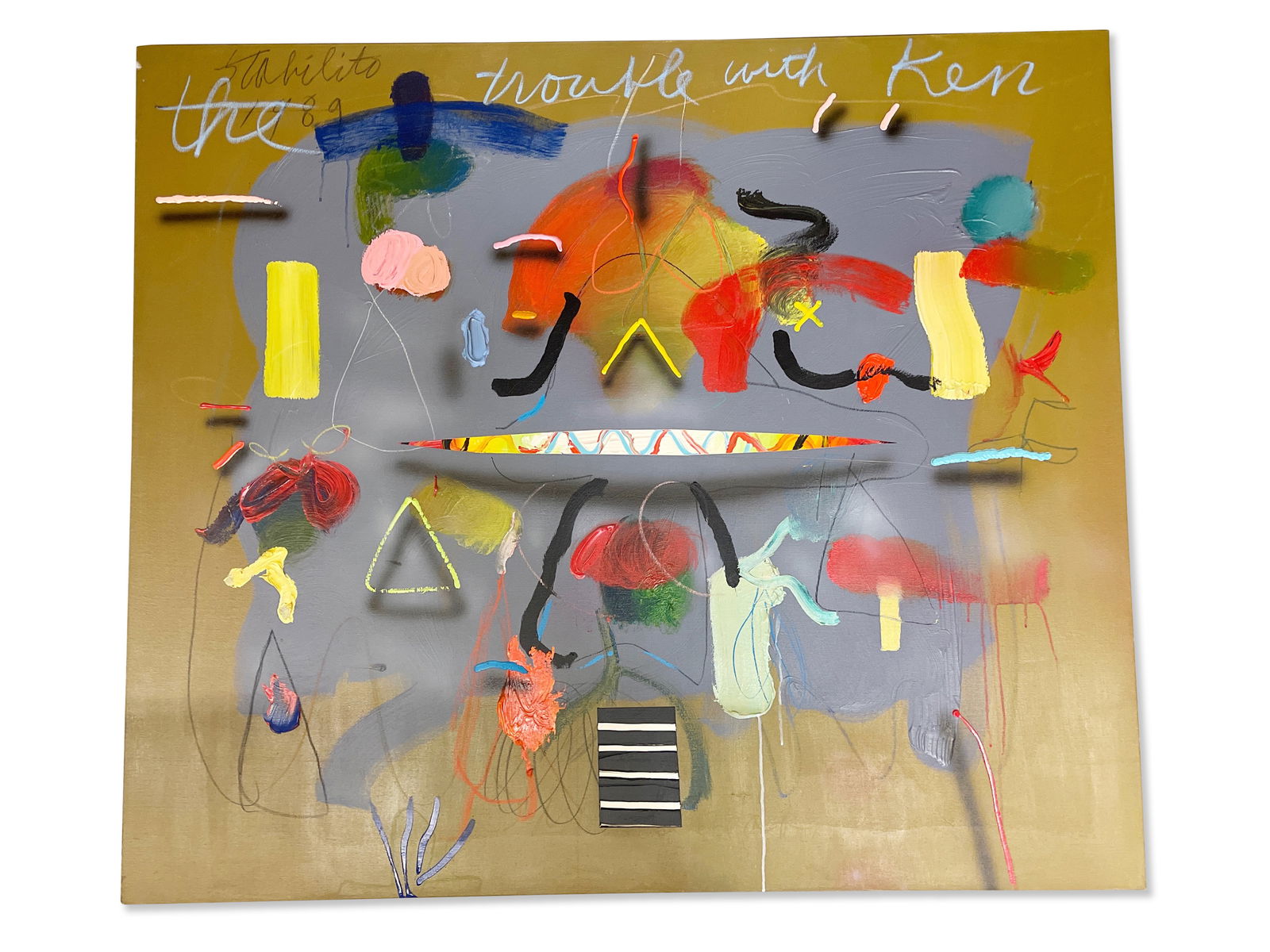 Joseph Stabilito. Oil/Canvas, Trouble with Ken (1 of 6)