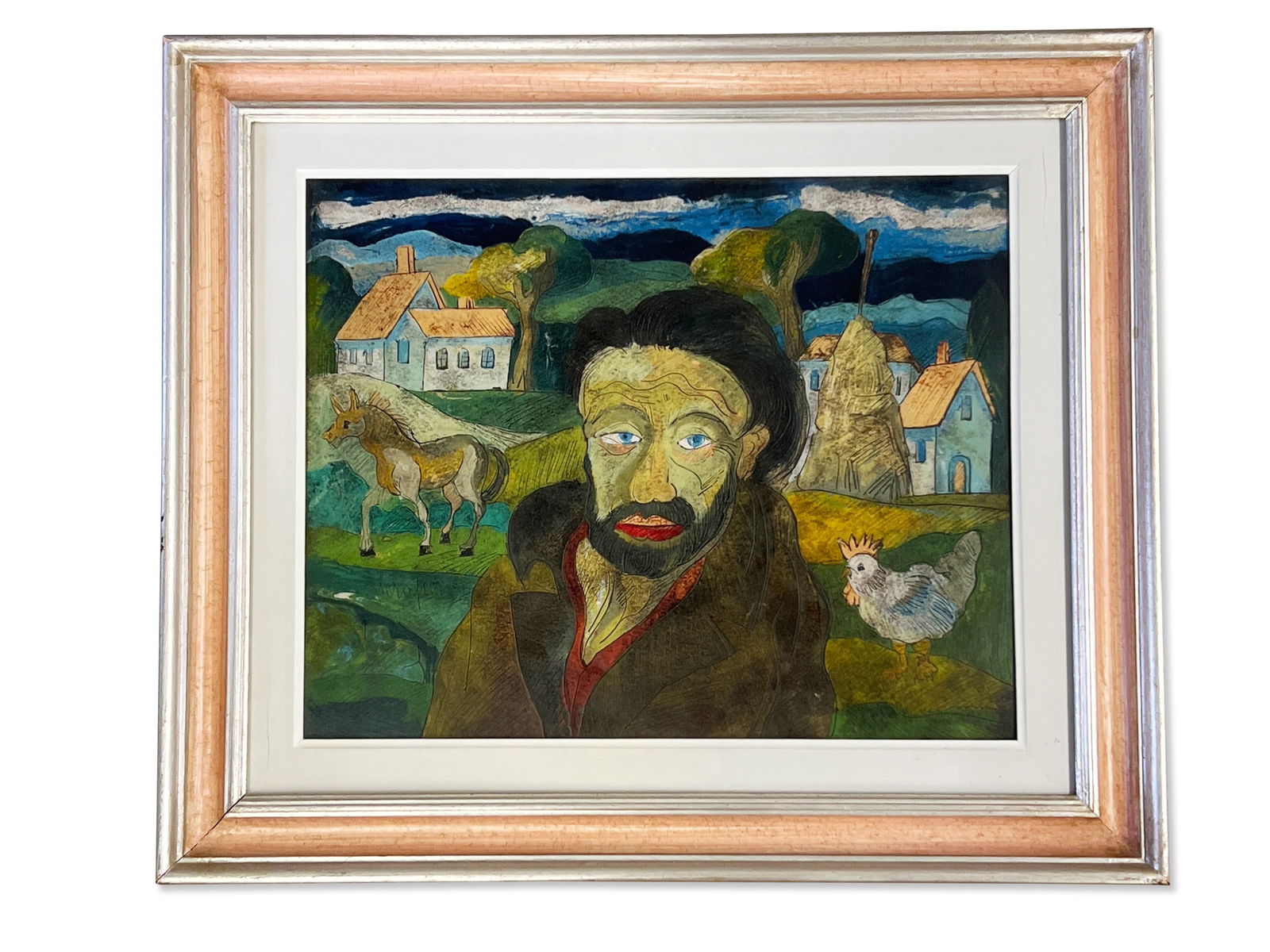 Giuseppe Serafini. Oil/Cardboard, Paesaggio (1 of 5)