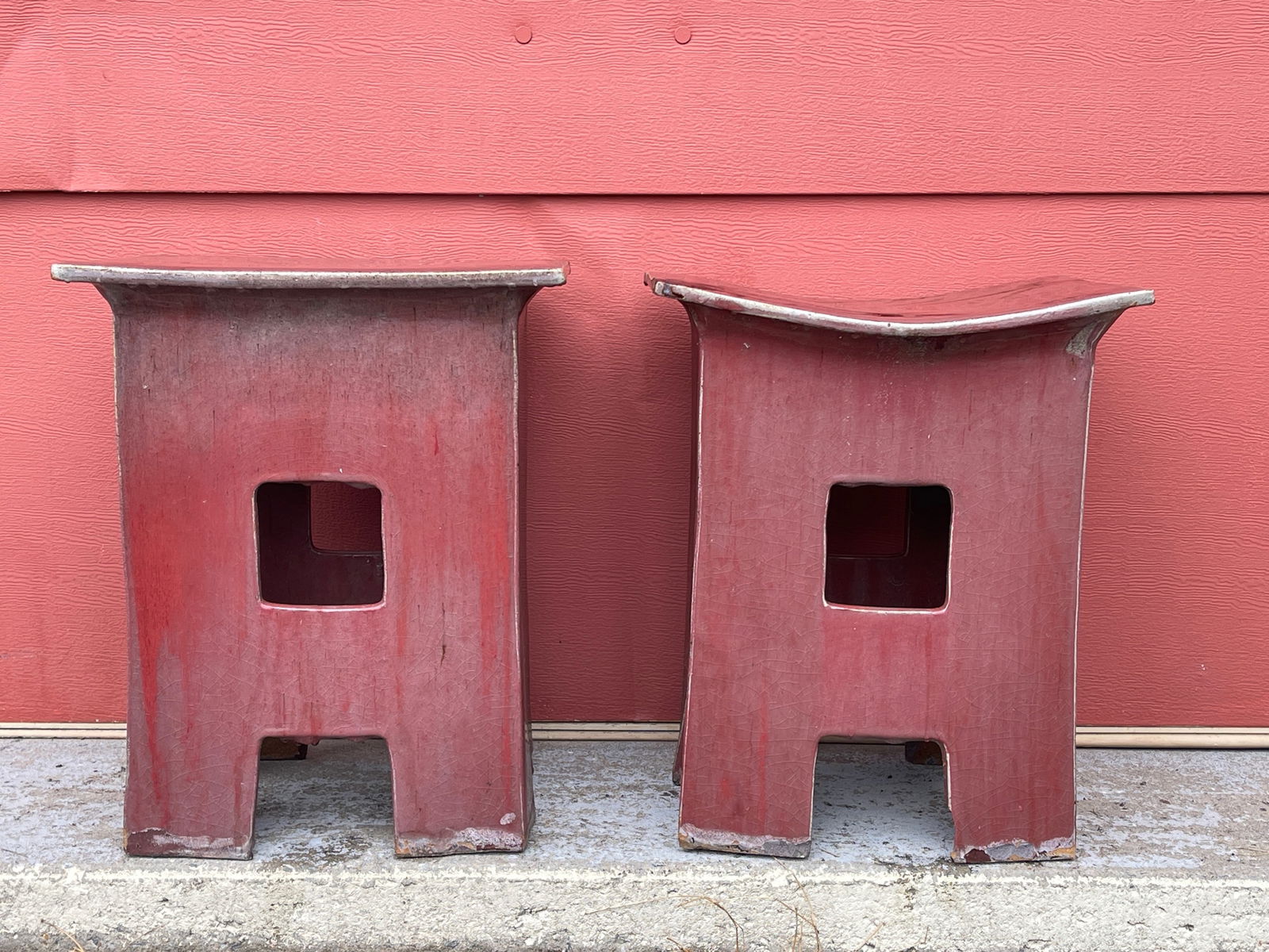 Attributed Eric O'Leary/Tariki Garden Stools (1 of 4)