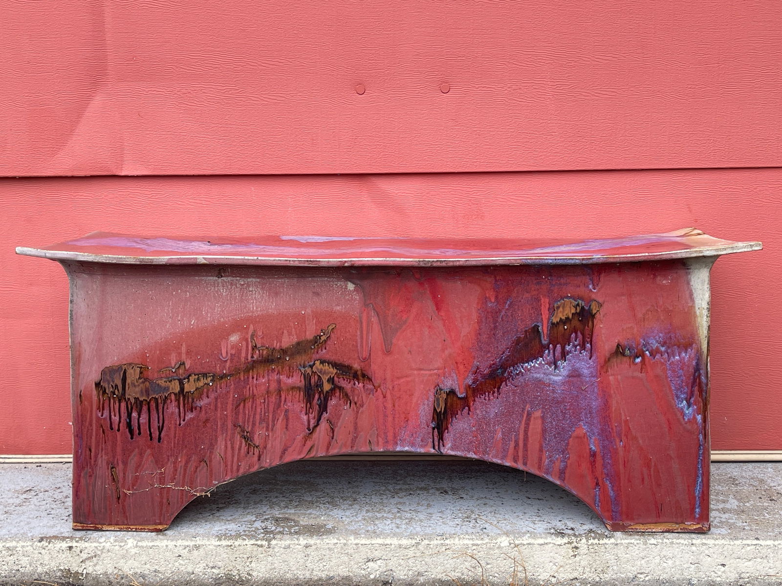 Attributed Eric O'Leary Garden Bench (1 of 5)