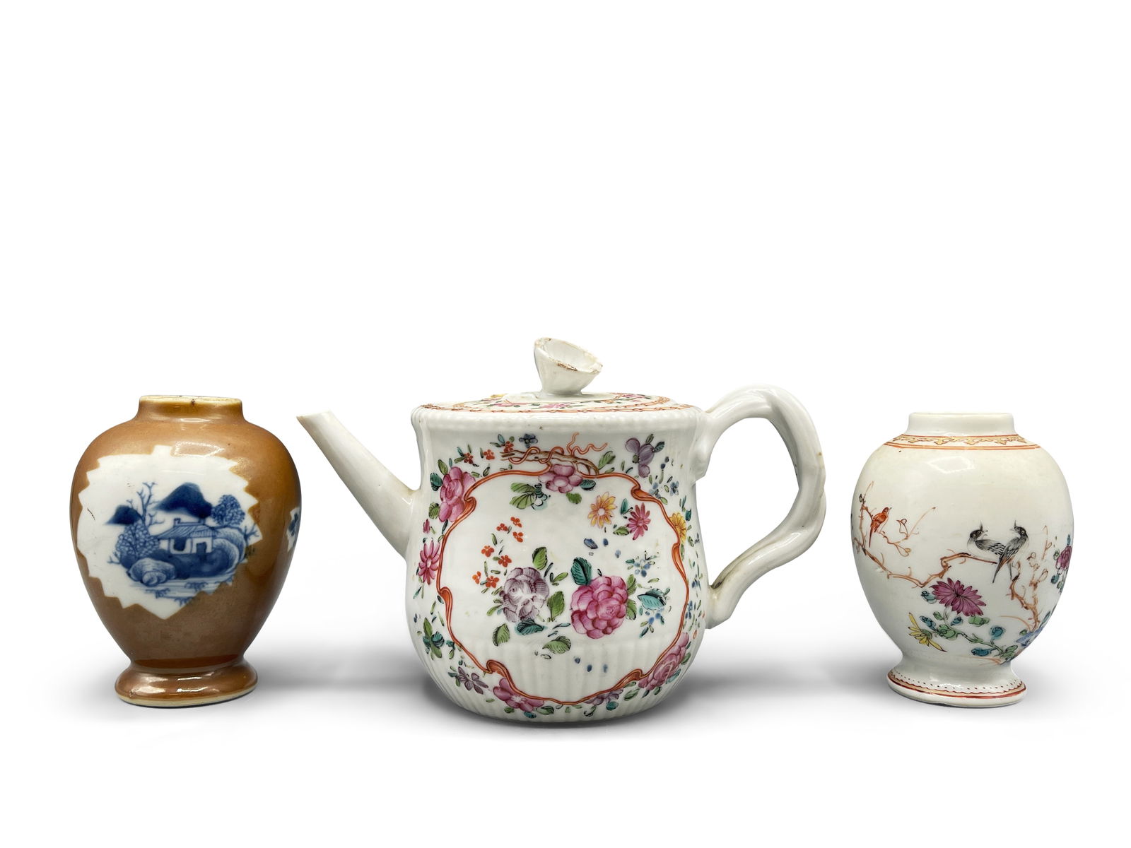 Three Pieces of 18th C. Chinese Porcelain (1 of 12)