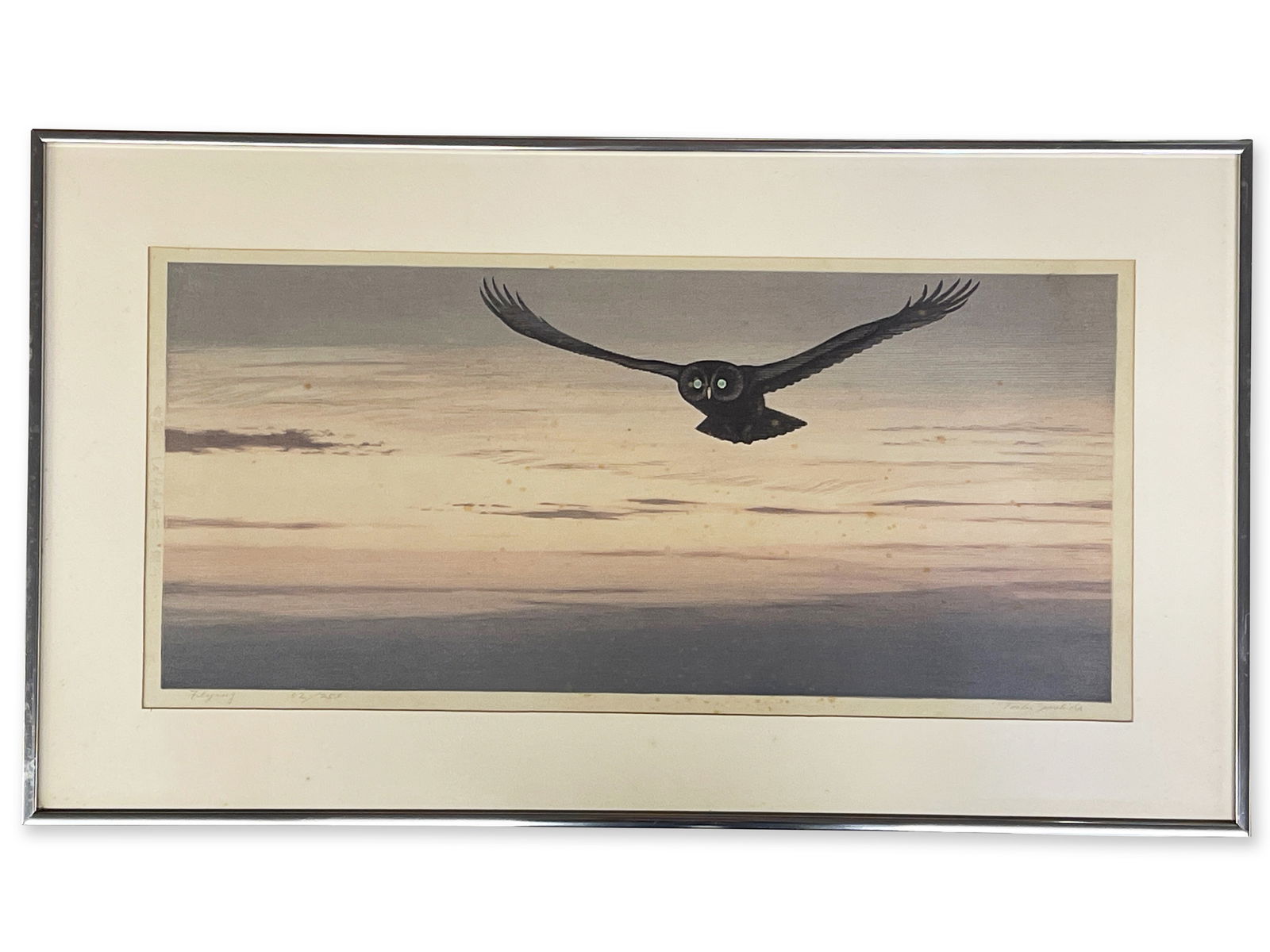 Toshi Yoshida. Lithograph, Flying (1 of 5)