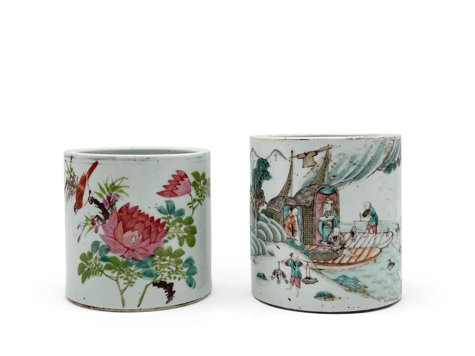Two Chinese Brush Pots (1 of 8)