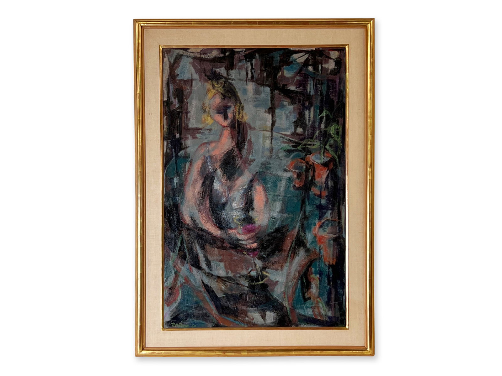 Reginald Rowe. Oil/Panel, Alice in the Afternoon (1 of 5)