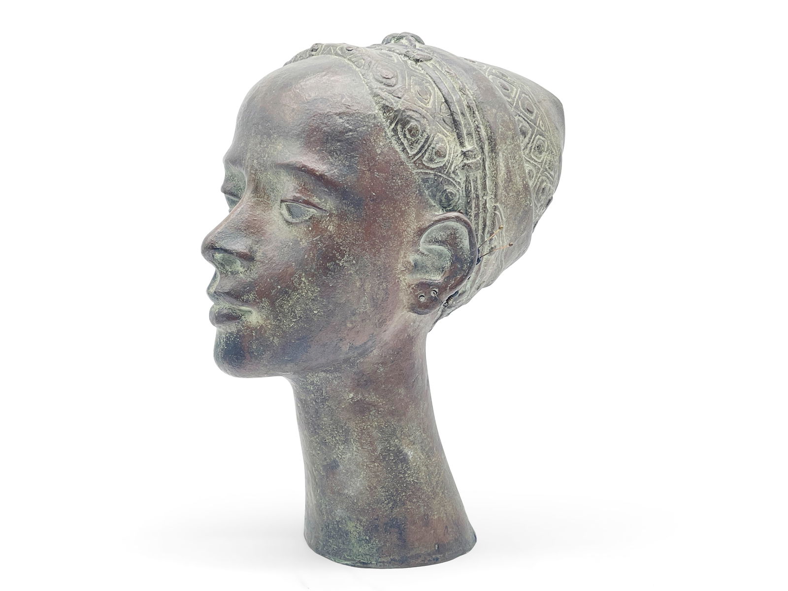 Jose Torres. Bronze, Female Head (1 of 6)