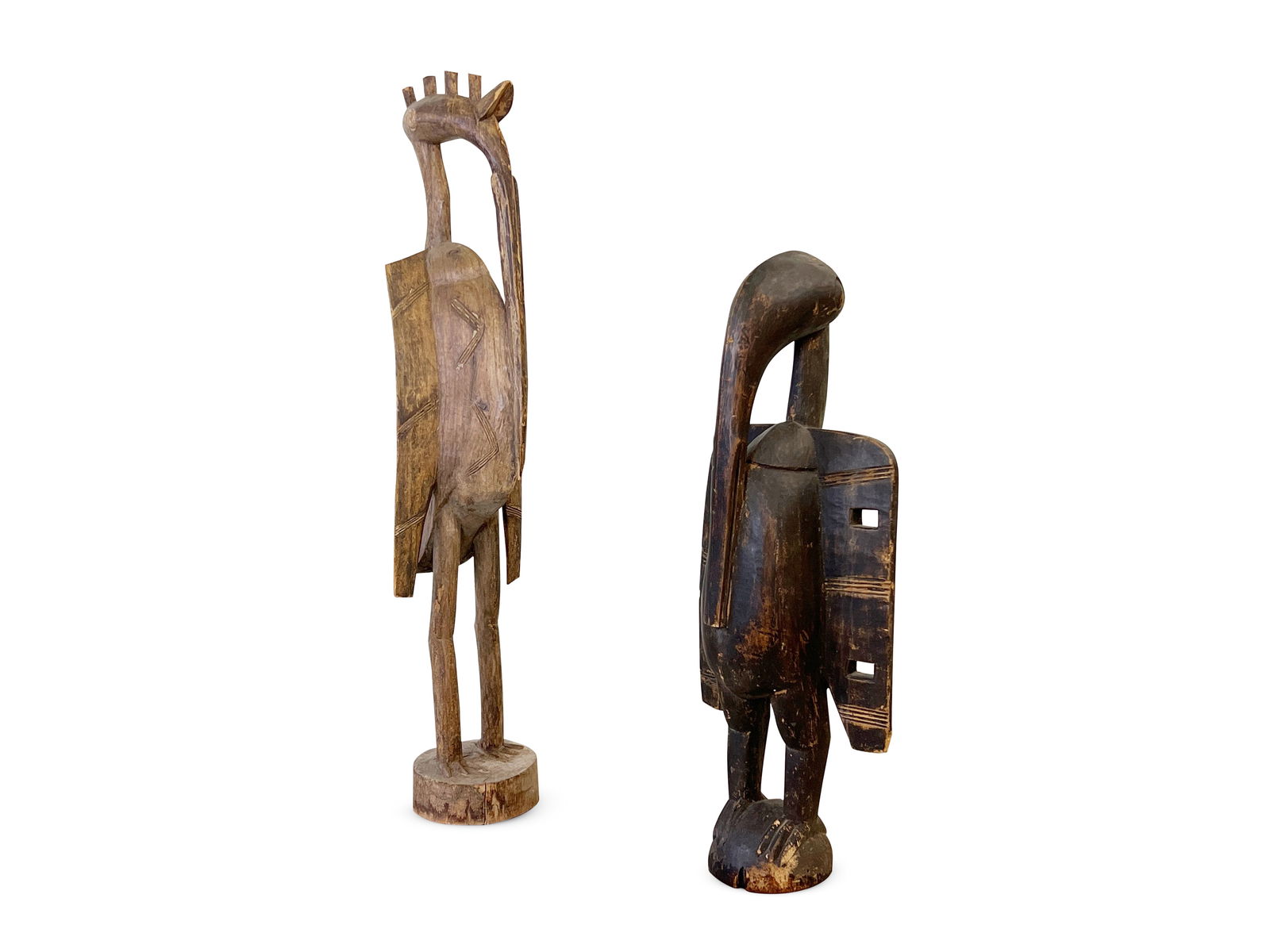 Two Senufo Bird Carvings Auction