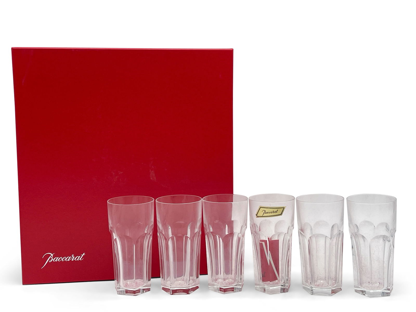 12 Baccarat Crystal Harcourt Highball Glasses (1 of 5)