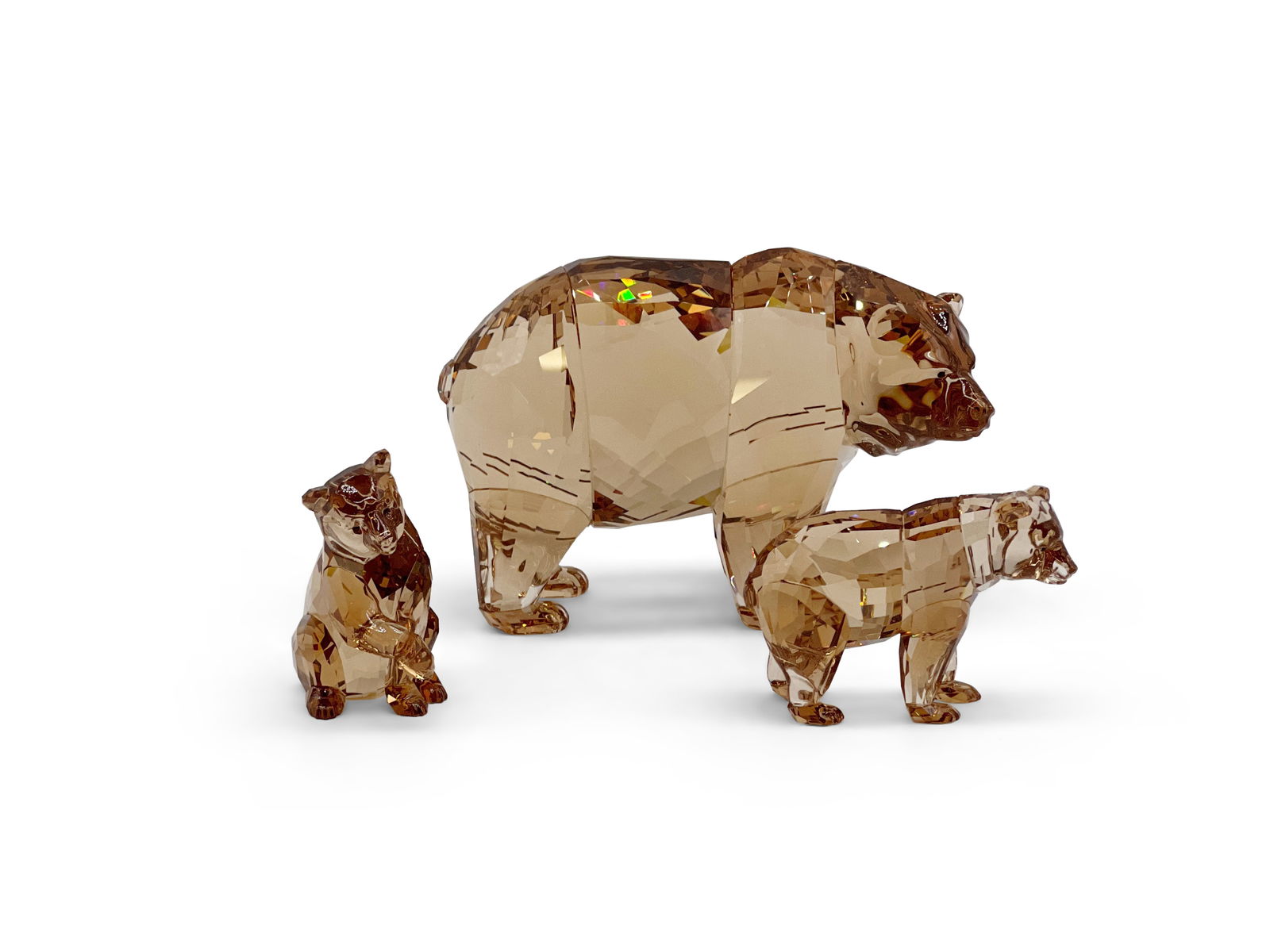 Three Swarovski Crystal Arcadia Bears (1 of 4)