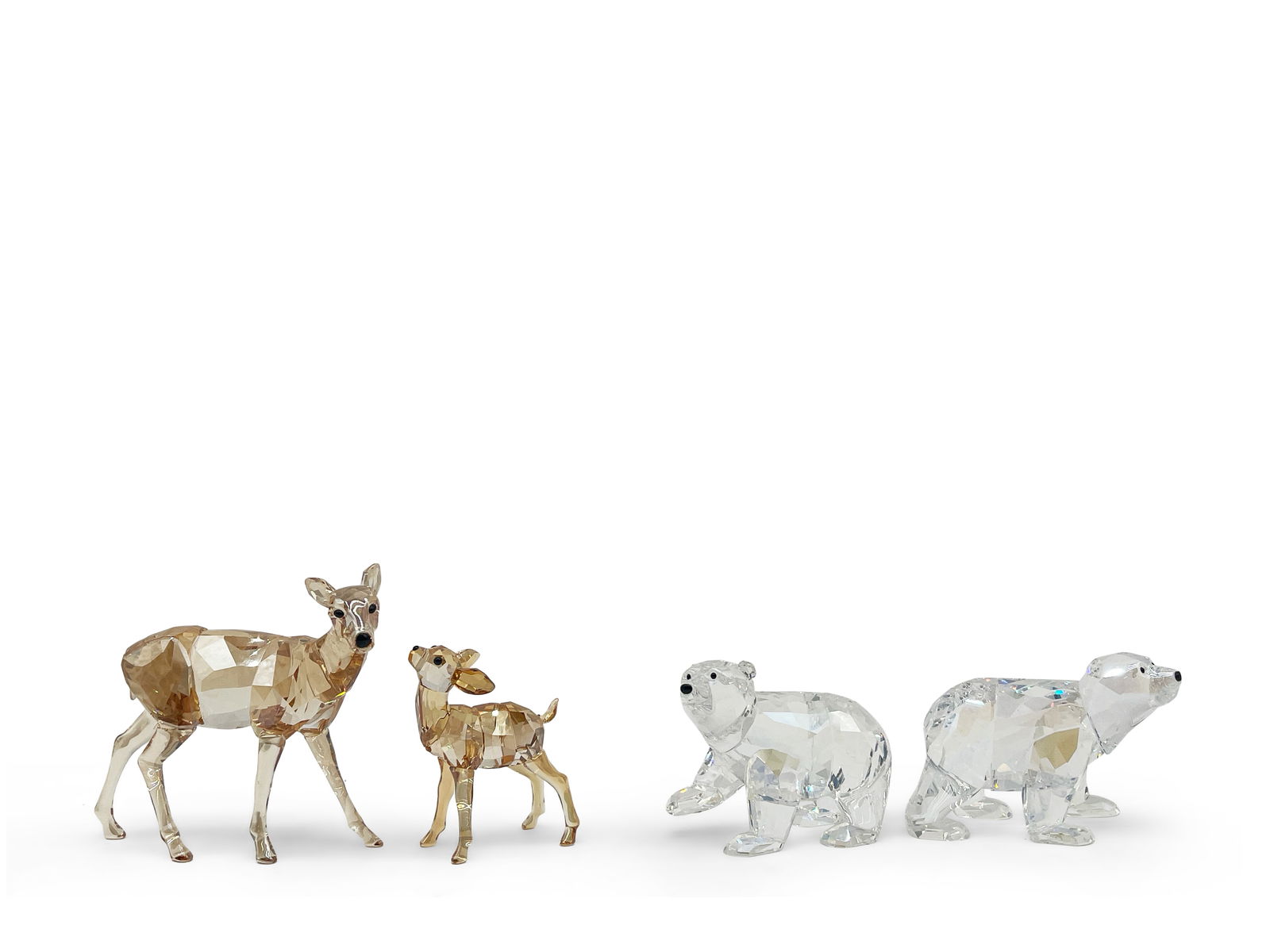 Swarovski Crystal Deer and Polar Bear (1 of 5)