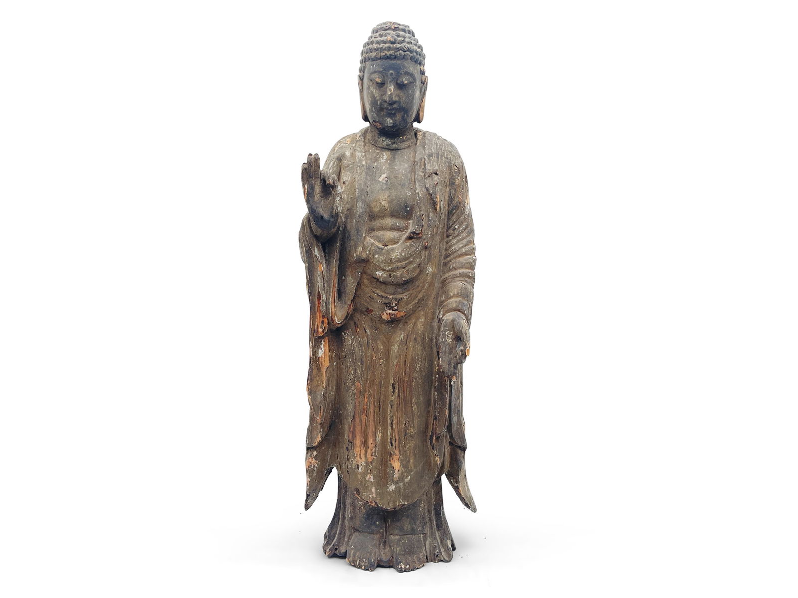 Thai Wooden Buddha Sculpture (1 of 7)