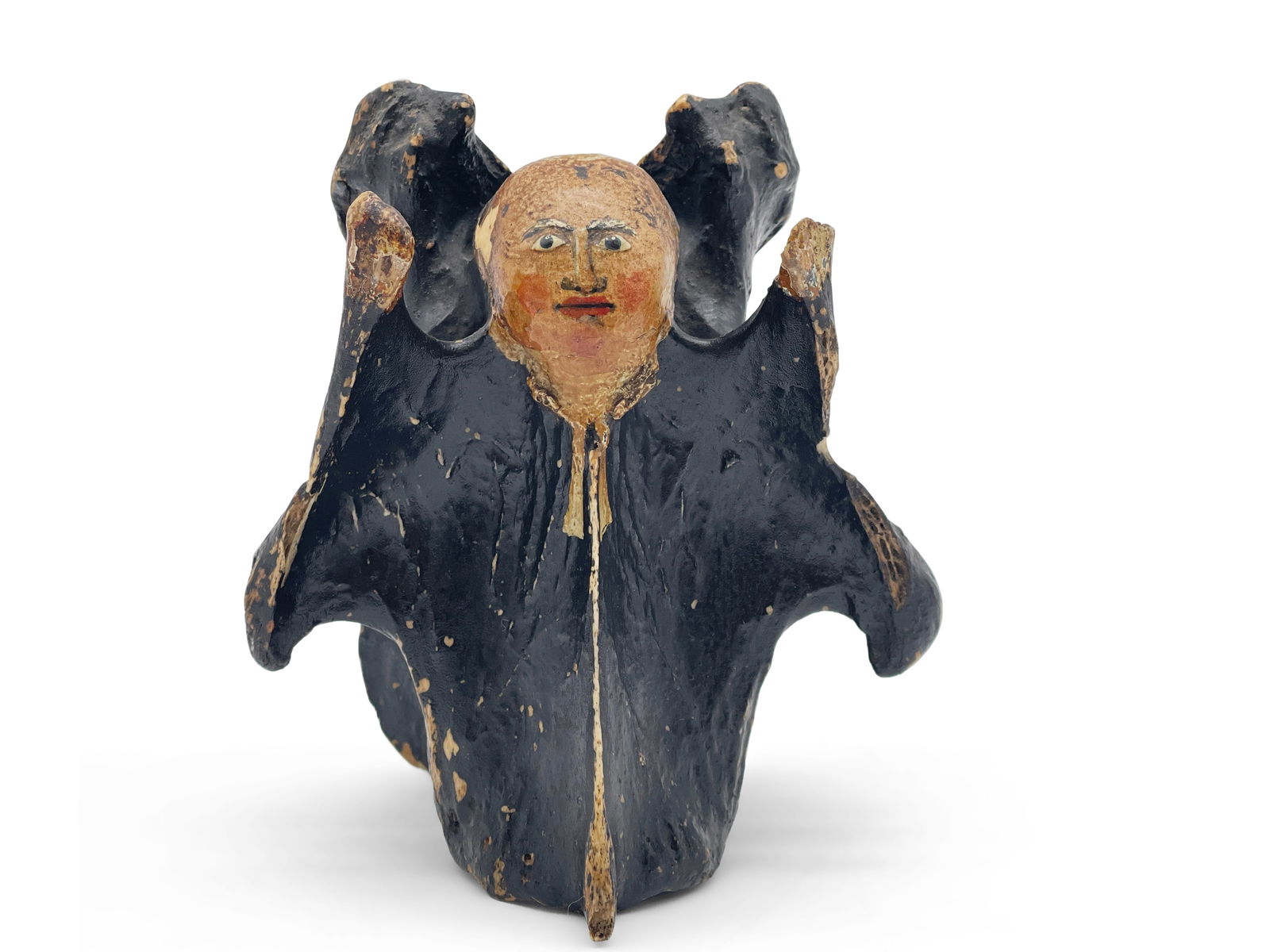 19th C. Folk Art Painted Horse Vertebrae (1 of 4)