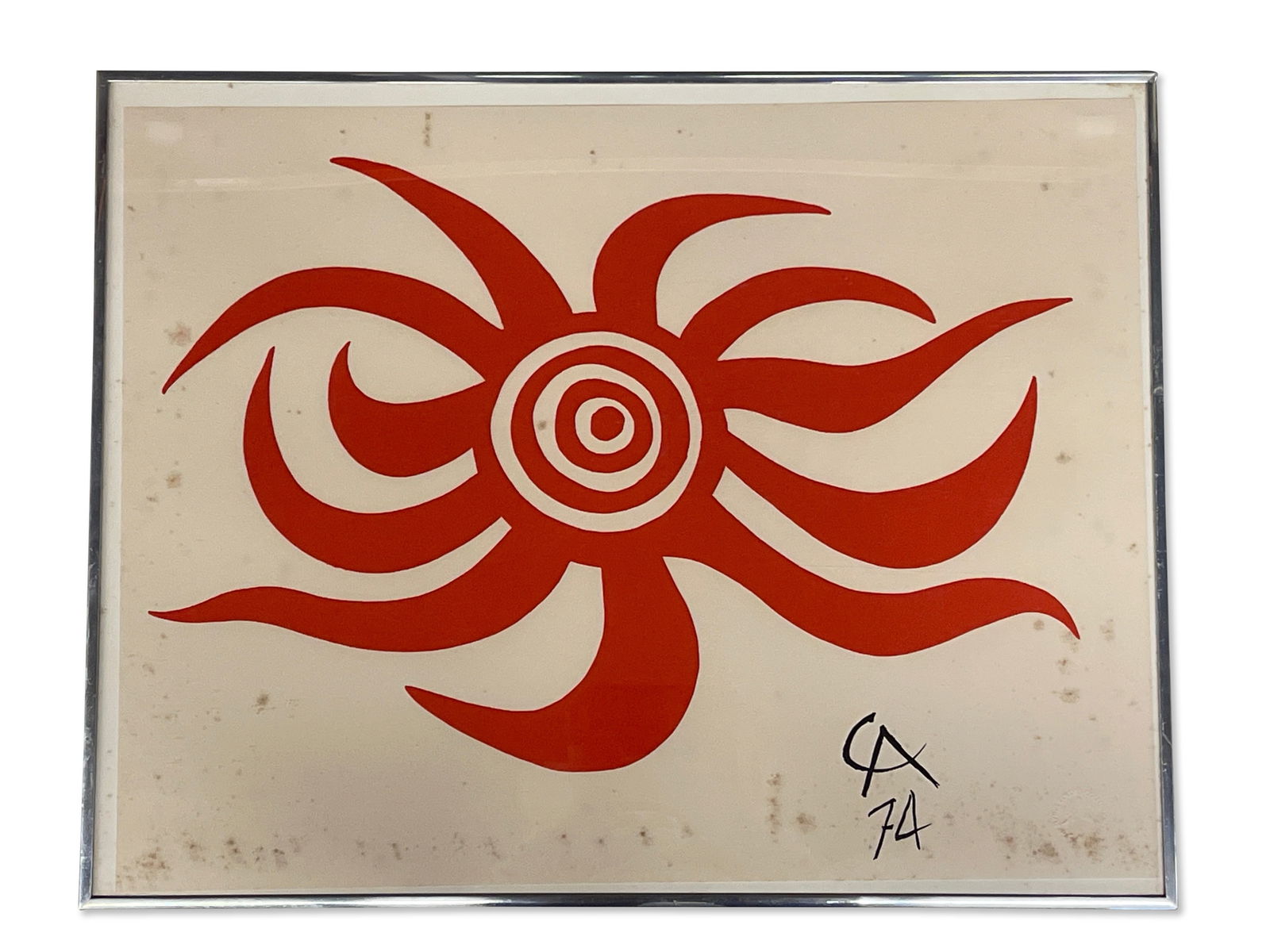 Alexander Calder. Lithograph, Sunburst (1 of 5)