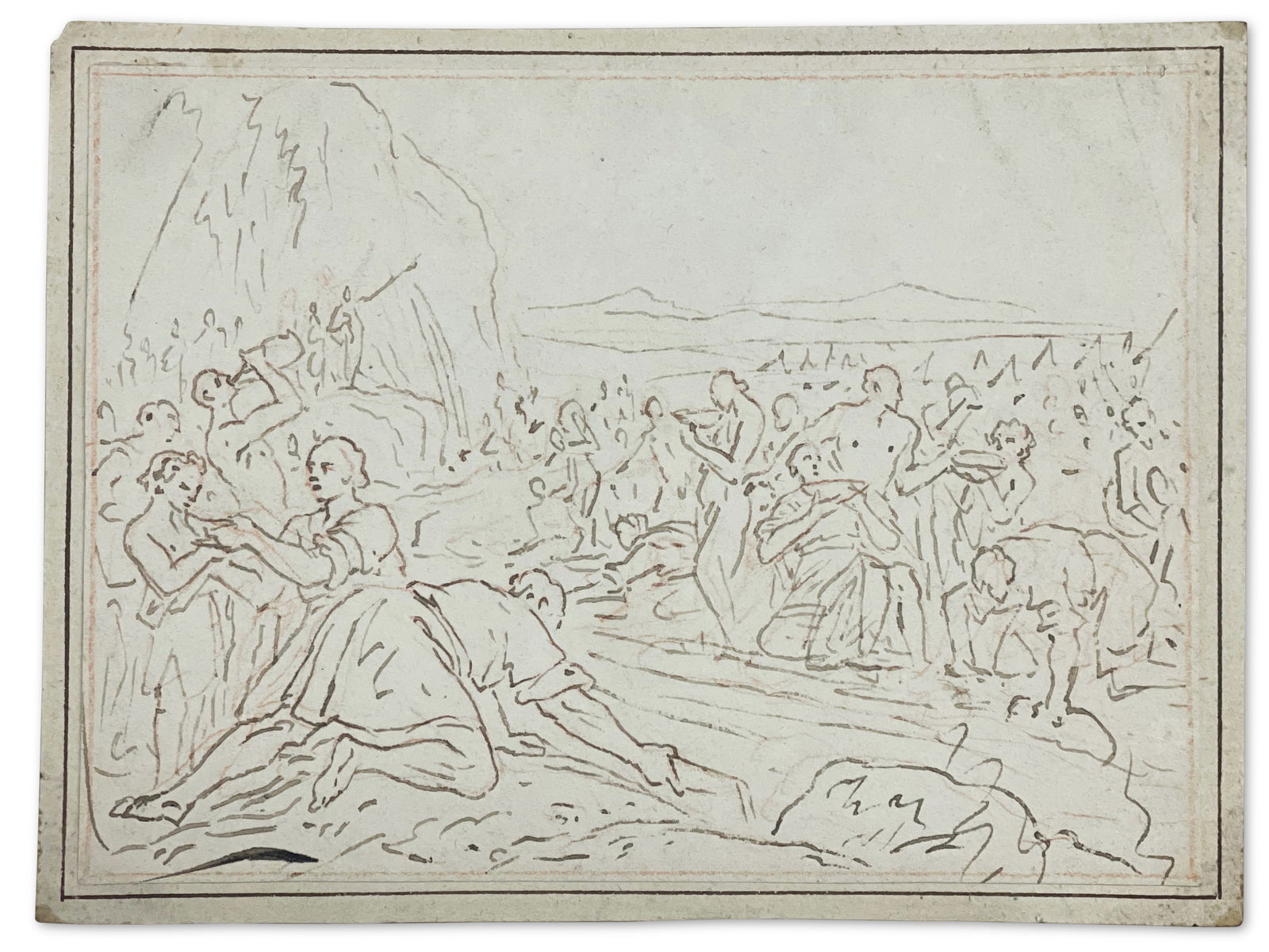 Jan Luyken. Illustration/Paper, Figure Sketch (1 of 4)