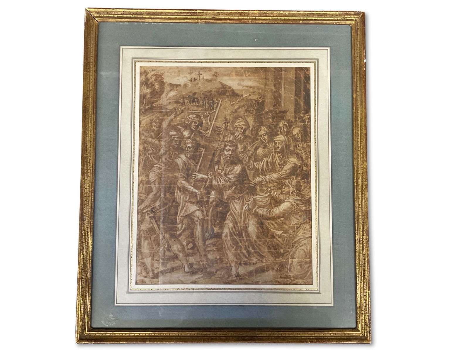 Old Masters Ink/Paper, Religious Scene (1 of 5)