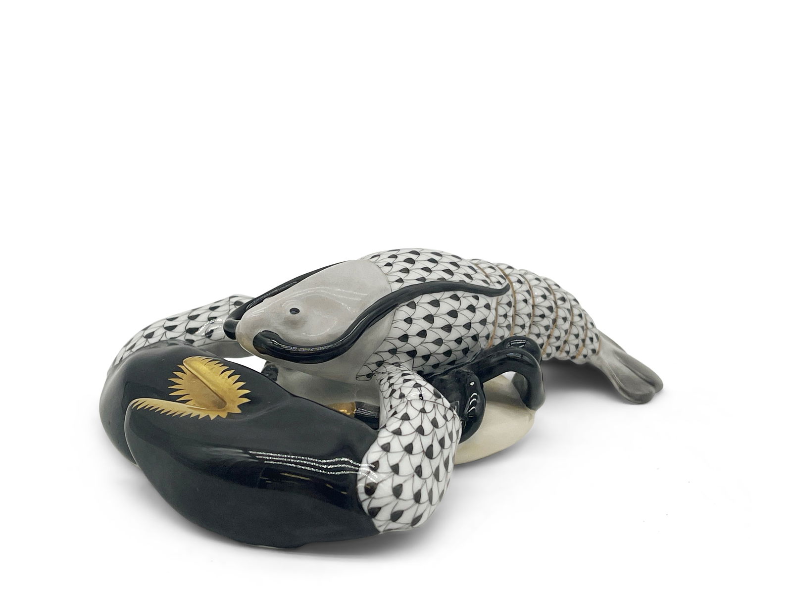 Herend Fishnet Lobster Figure (1 of 5)